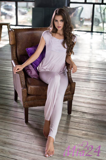 Комплект женский домашний Mia-Mia "Gemma" 16156 лаванда Комплект женский домашний Mia-Mia "Gemma" 16156 лаванда