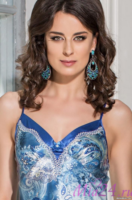 Пижама шелковая с шортами Mia-Amore"Ariel" 3092