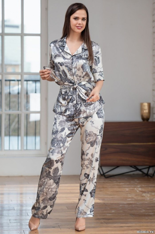 Комплект шелковый Mia Amore "Letual" 3436 молочный