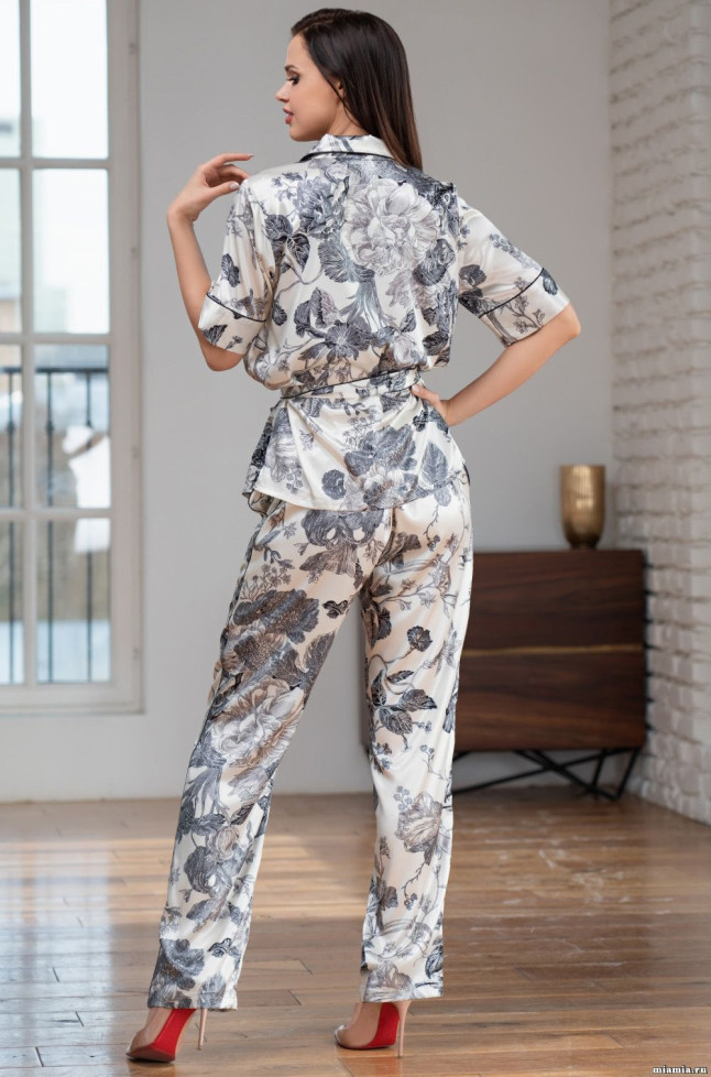 Комплект шелковый Mia Amore "Letual" 3436 молочный