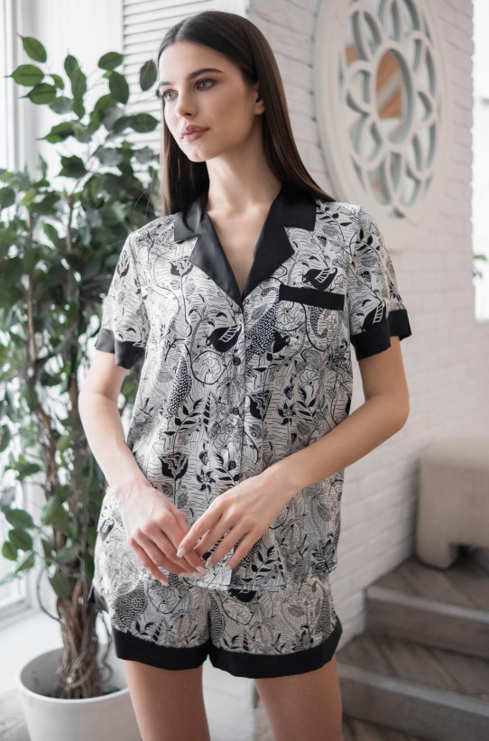 Комплект домашний женский шелковый Mia-Amore "Charline" 4094