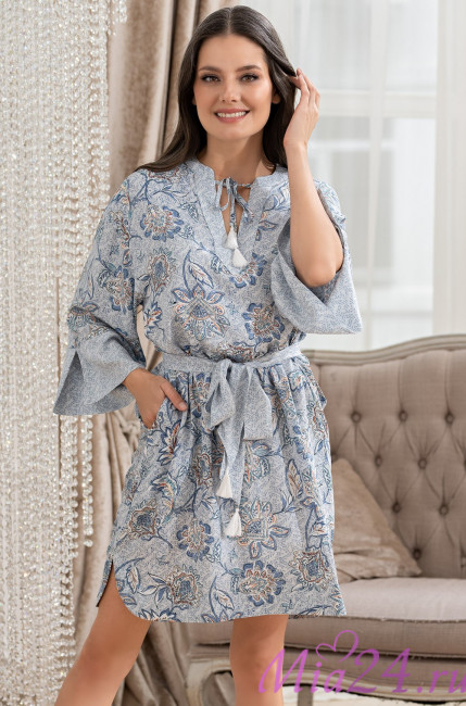 Туника домашняя женская из вискозы Mia-Amore "Caitlyn" 5098 Туника домашняя женская из вискозы Mia-Amore "Caitlyn" 5098