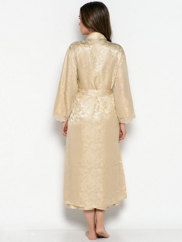  5709 Халат шелковый длинный "Amely" 