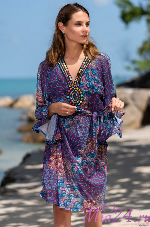 Туника женская пляжная Mia-Amore "Ibiza" 8802