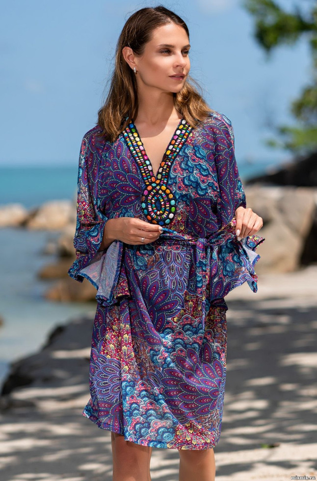 Туника женская пляжная Mia-Amore "Ibiza" 8802