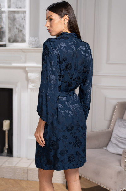 Халат женский из вискозы с шелком  Mia-Amore "Enrika" 4403