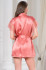 Пижама-тройка шелковая с шортами Mia-Amore "Sharon" 3805 коралл Пижама-тройка шелковая с шортами Mia-Amore "Sharon" 3805 коралл