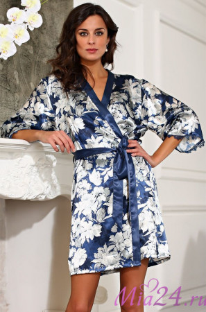 9193 Халат шелковый "Jackline"