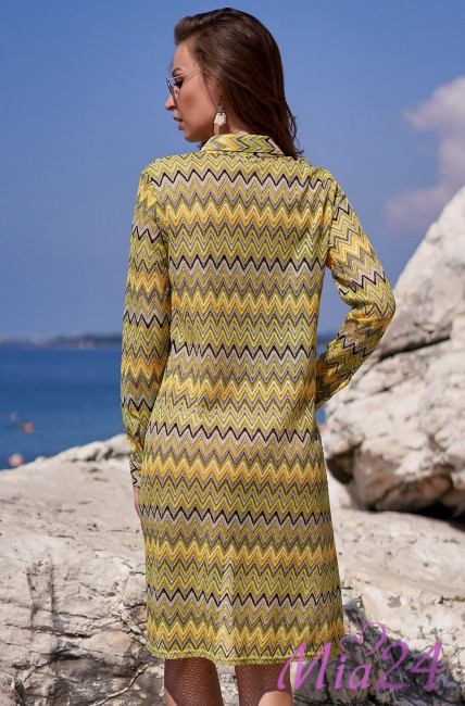 Рубашка летняя Mia-Amore"Missoni" 8247 желтый Рубашка летняя Mia-Amore"Missoni" 8247 желтый