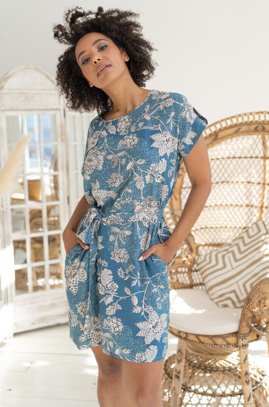 Короткая туника из вискозы Mia-Amore "Cassia" 5254