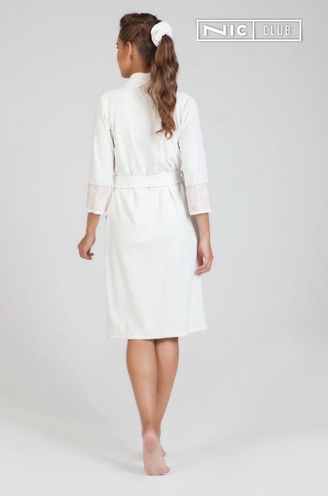 1501  Халат женский Comfort молочный