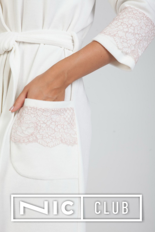 1501  Халат женский Comfort молочный