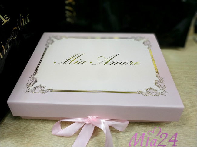 Подарочная коробка "Mia Amore" розовая Подарочная коробка "Mia Amore" розовая