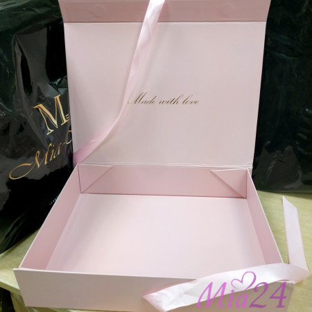 Подарочная коробка "Mia Amore" розовая