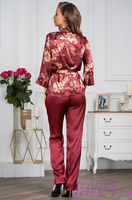 Комплект-тройка домашний женский Mia-Amore "Burgundia" 3626 Комплект-тройка домашний женский Mia-Amore "Burgundia" 3626