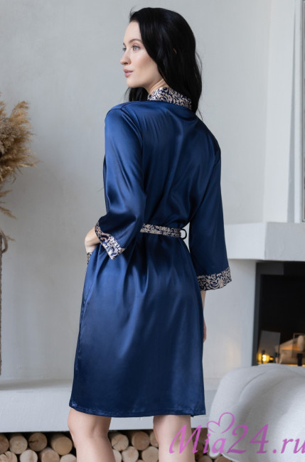 Халат женский атласный Mia-Amore "Visantia" 9333 Халат женский атласный Mia-Amore "Visantia" 9333
