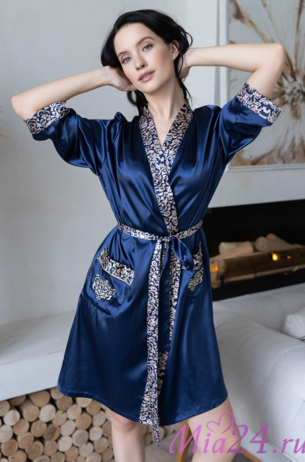 Халат женский атласный Mia-Amore "Visantia" 9333 Халат женский атласный Mia-Amore "Visantia" 9333