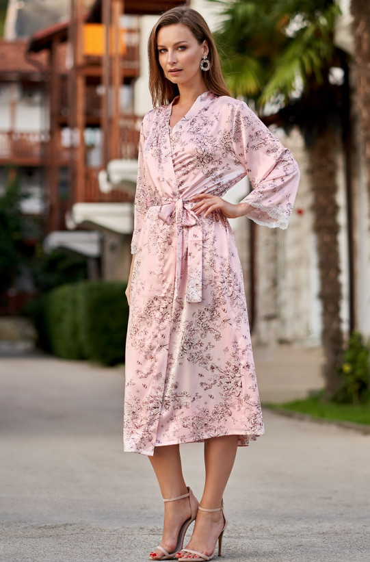 Халат длинный женский Mia-Amore "Rosemary" 8699