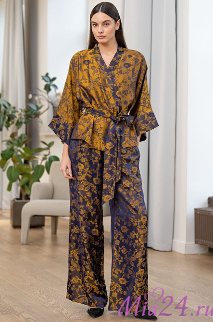 Комплект домашний женский из шелка Mia-Amore "Chameleon" 4056