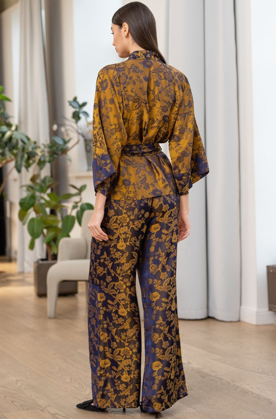 Комплект домашний женский из шелка Mia-Amore "Chameleon" 4056