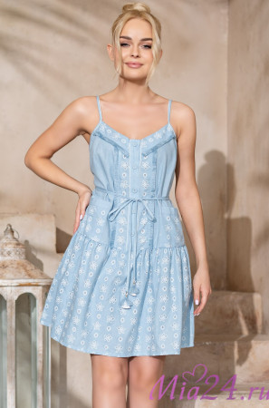 Сарафан короткий женский из хлопка Mia-Amore "Cindy" 1841 Сарафан короткий женский из хлопка Mia-Amore "Cindy" 1841