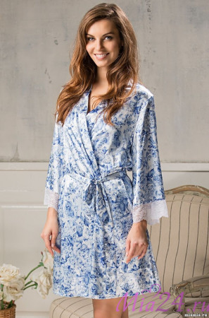 Халат шелковый Mia-Amore "Brigitte" 5983