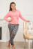 387 Пижама женская "Cleo" коралловый