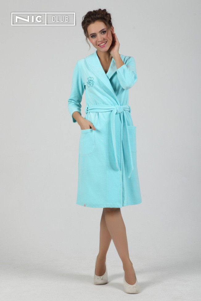 1501  Халат женский Comfort ментоловый