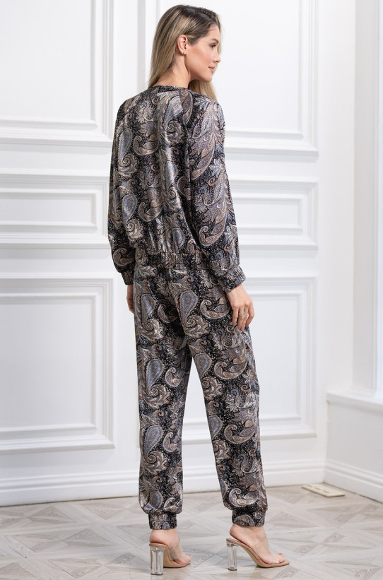 Комплект домашний женский Mia-Amore "Donatella" 3076 черный