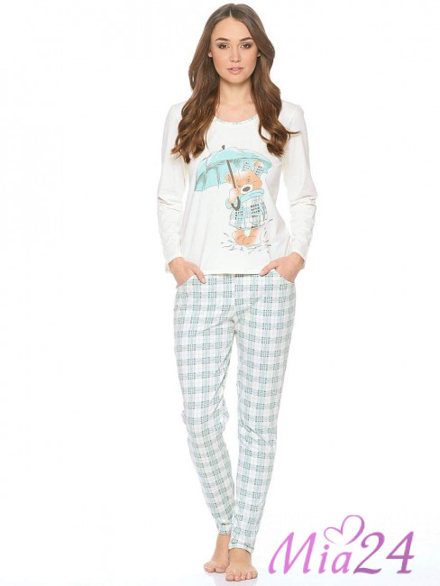 387 Пижама женская "Cleo" молочный 387 Пижама женская "Cleo" молочный
