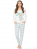 387 Пижама женская "Cleo" молочный 387 Пижама женская "Cleo" молочный