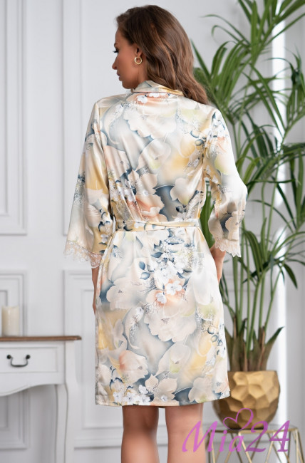 Халат шелковый Mia-Amore "Lucianna" 3533