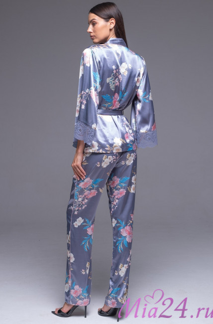 Комплект-тройка домашний шелковый Mia-Amore "Henrietta" 3751