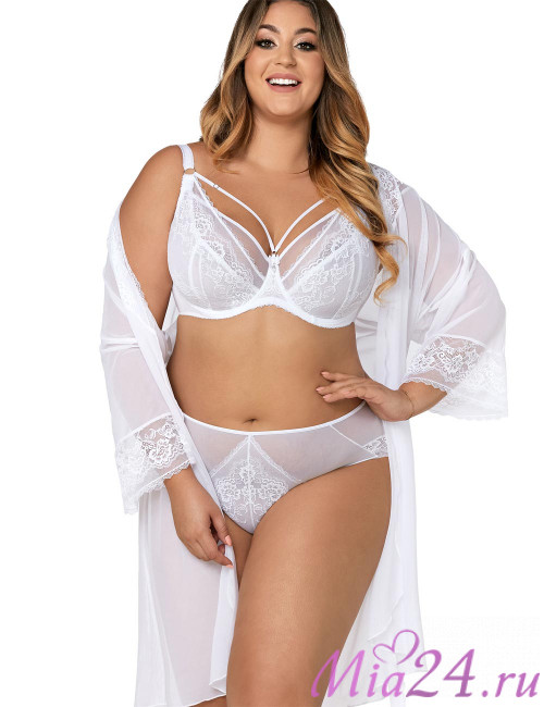 Прозрачные трусы-слип AVA 1824 белый Прозрачные трусы-слип AVA 1824 белый