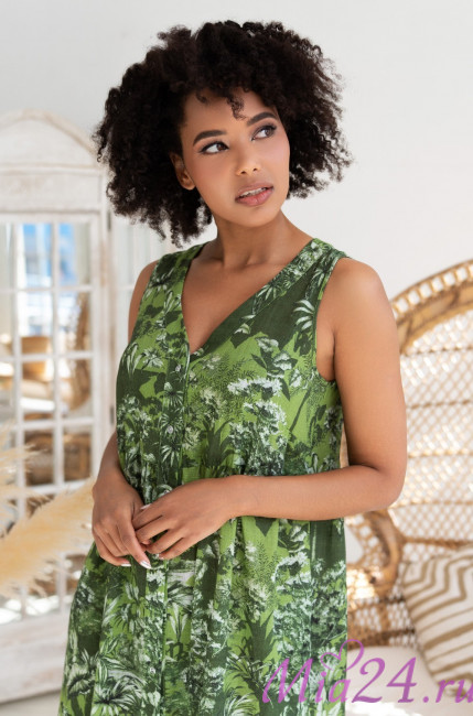 Сарафан женский длинный из хлопка со льном Mia-Amore "Cruise" 5238 Сарафан женский длинный из хлопка со льном Mia-Amore "Cruise" 5238