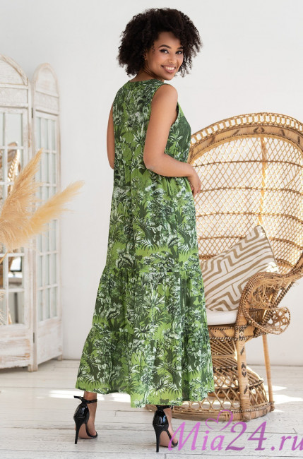 Сарафан женский длинный из хлопка со льном Mia-Amore "Cruise" 5238 Сарафан женский длинный из хлопка со льном Mia-Amore "Cruise" 5238