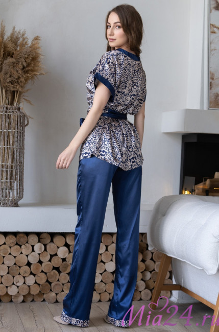 Комплект домашний женский атласный Mia-Amore "Visantia" 9336