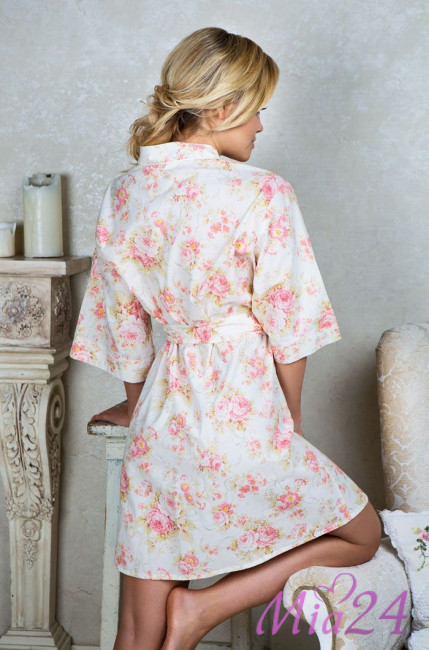 Халат женский из хлопка Mia-Mia "Kameya" 16143
