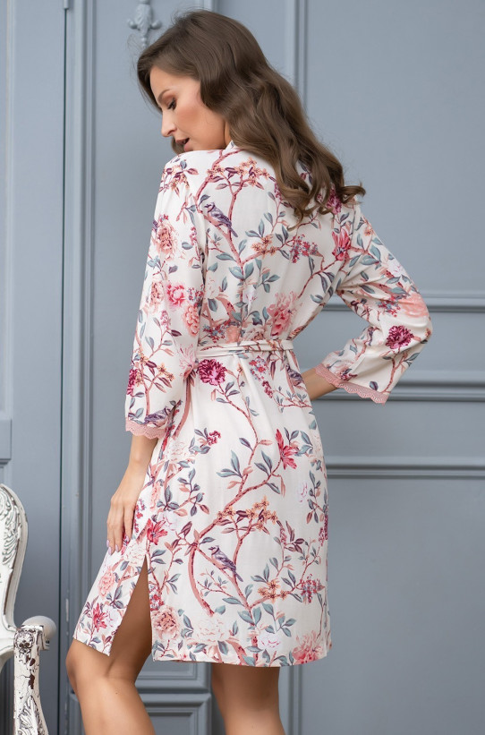  Халат на пуговицах женский Mia-Mella "Paradise" 6407