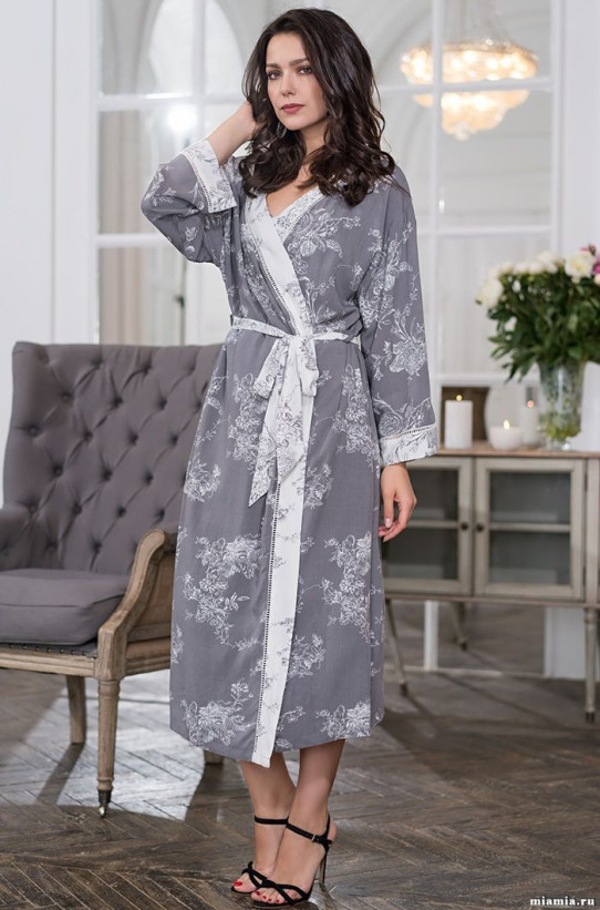 Халат женский из вискозы Mia-Mella "Collett" 6559