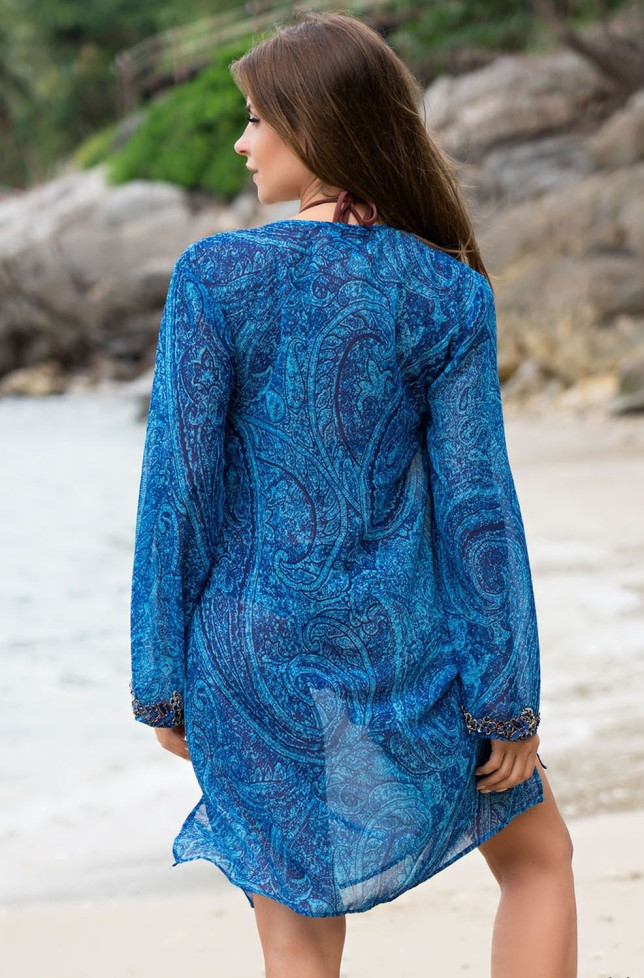 Туника пляжная из шифона Mia-Amore "Piviera" 8254