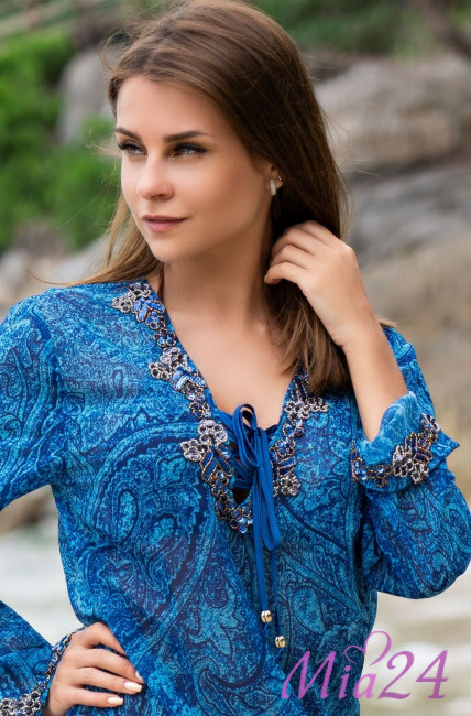 Туника пляжная из шифона Mia-Amore "Piviera" 8254 Туника пляжная из шифона Mia-Amore "Piviera" 8254