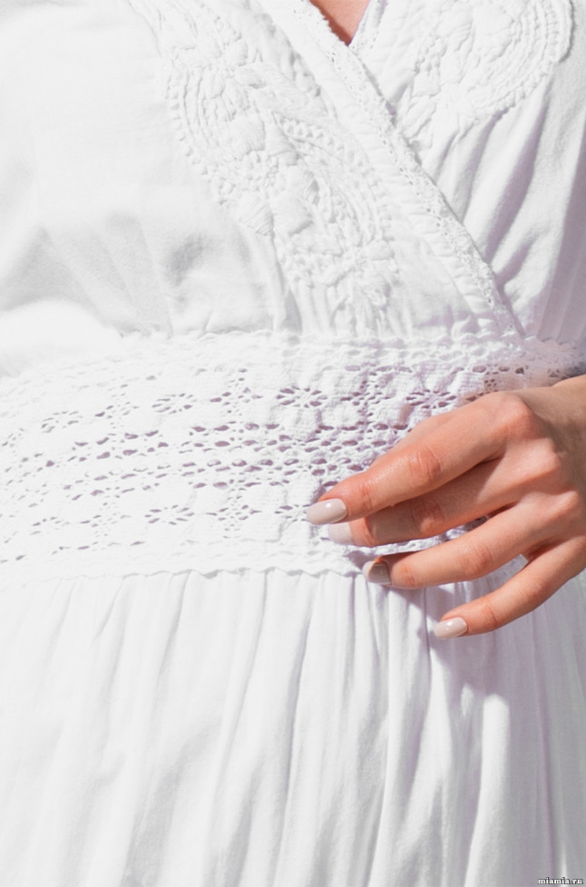 Платье пляжное длинное из хлопка Mia-Amore "Santa-Monica" 6888