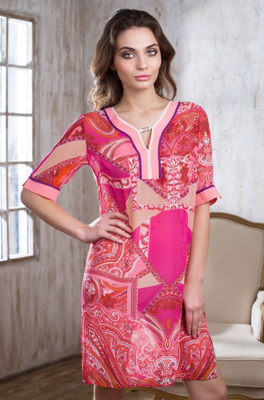 17188 Пляжная туника "Catalonia" red