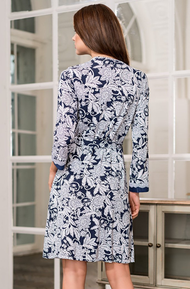 Халат женский из вискозы с бамбуком "Madlen" 6383