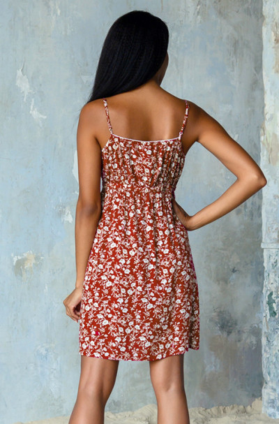 Платье домашнее женское из вискозы Mia-Mia "Nina" 16450 красный