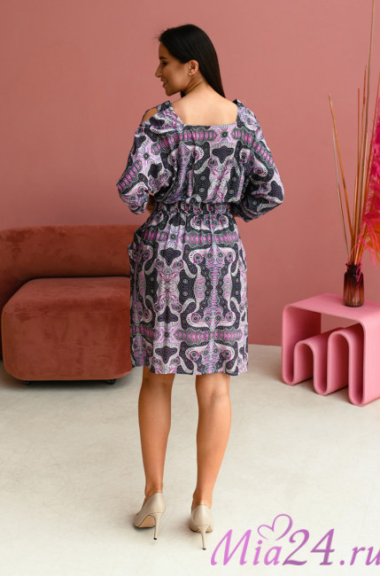 Платье домашнее женское из вискозы Mia-Mia "Alba"16518