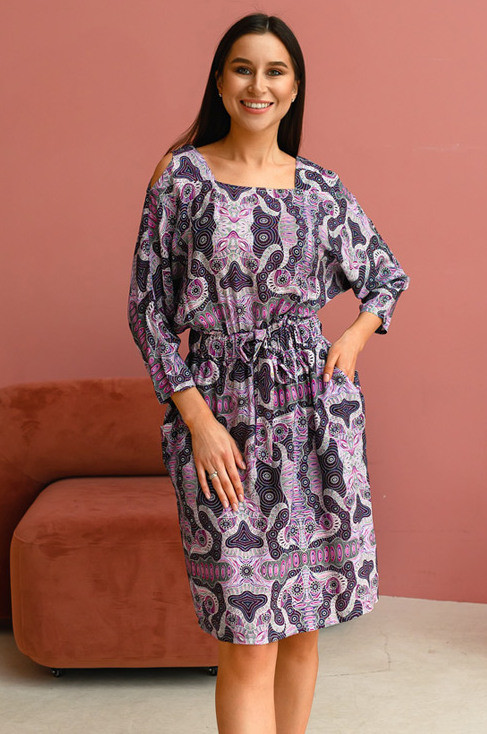 Платье домашнее женское из вискозы Mia-Mia "Alba"16518