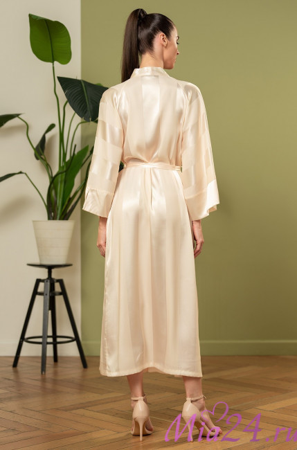 Халат длинный женский Mia-Amore "Ilona" 7549 шампань Халат длинный женский Mia-Amore "Ilona" 7549 шампань