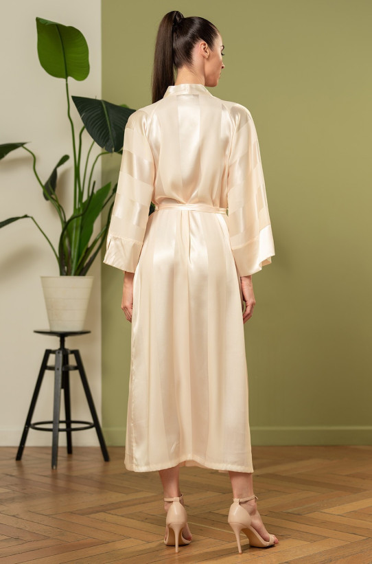 Халат длинный женский Mia-Amore "Ilona" 7549 шампань